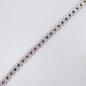 Metallic ladder trim 10 mm / Silver