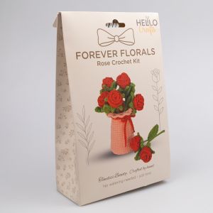 Amigurumi kit Forever Florals / Red roses
