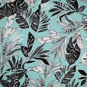 Printed cotton fabric 17243021 / 21 Mint