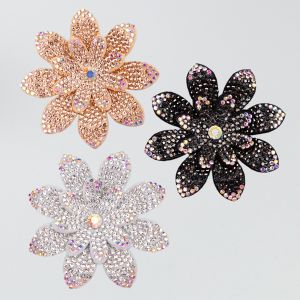 Sew-on decorative motif Flower / Different Shades