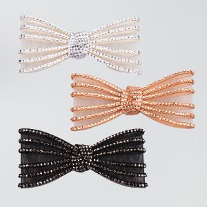 Sew-on decorative motif Bow / Different Shades