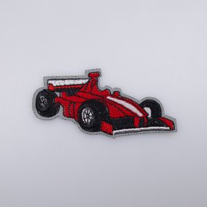 Iron-on motif FORMULA 8x3.5 cm / Red