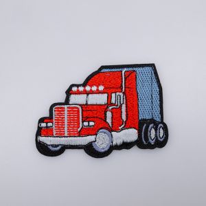 Iron-on motif MACK 8x6 cm / Red