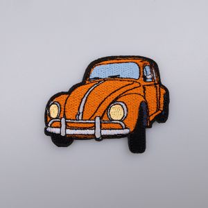 Iron-on motif Car VW 5x7 cm / Orange