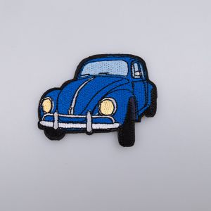 Iron-on motif Car VW 5x7 cm / Blue