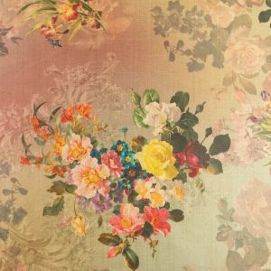 Digitally printed bamboo viscose / 41484
