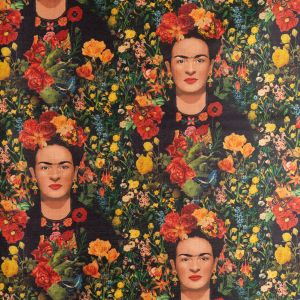 Digitally printed bamboo viscose / 19923