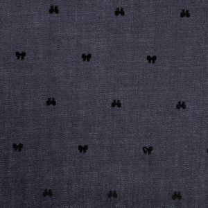 Patterned denim fabric