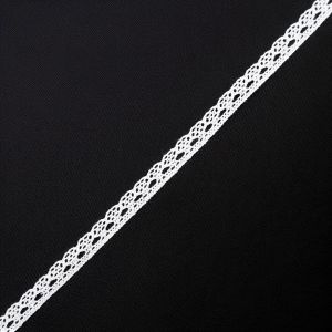 Cotton Cluney Lace 10 mm / White