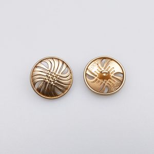 Shank metal button 18 mm / Gold