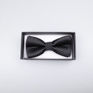 Bow ties / black with dots