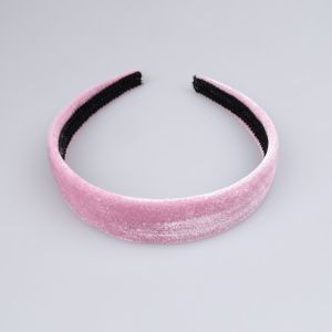 Headband / Velvet, pink
