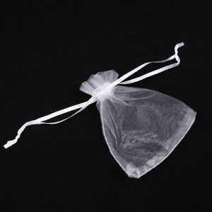 Organza bag / 75x100 mm / white
