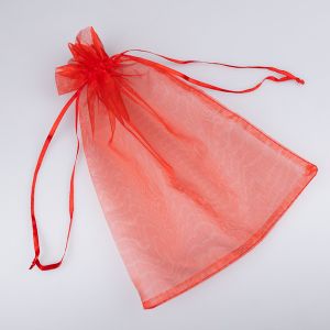 Organza bag / 160x220 mm / red