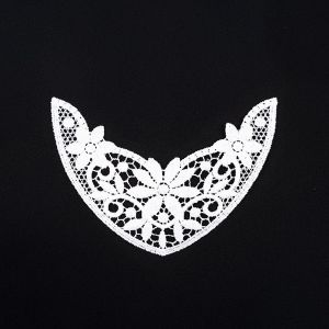 Lace motif D2 / 16x11 cm / White