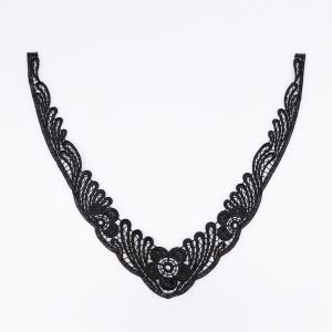 Lace motif D7 / 31x20 cm / Black