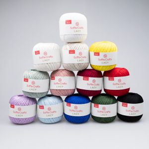Crochet yarn Soffie Crafts Lacy 50 g / Different shades