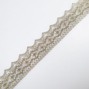 Metallic lace 50 mm / Gold