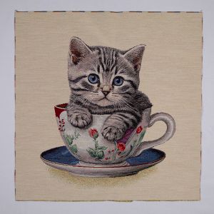 Tapestry panel / Cute Kitten Cup
