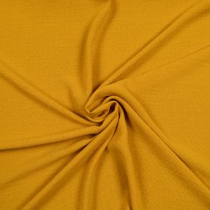Crinkled faux silk EK-8971 / Dark Yellow