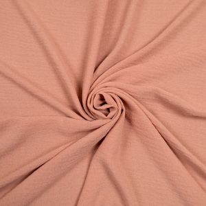 Crinkled faux silk EK-8971 / Salmon