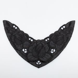 Lace motif D29 / 19x7 cm / Black