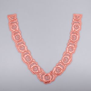 Lace motif D33 / 42x4 cm / Salmon