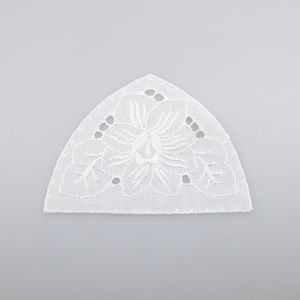 Lace motif small D36 / 11x7.5 cm / White