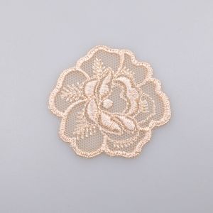 Lace motif D46 / 4.5x4.5 cm / Powder pink