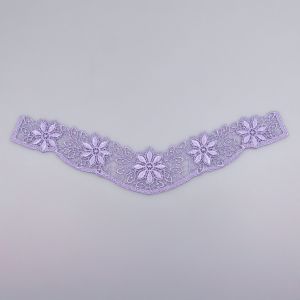 Lace motif D50 / 28x4.5 cm / Heather Purple