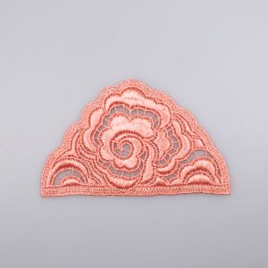 Lace motif D51 / 10x6.5 cm / Salmon