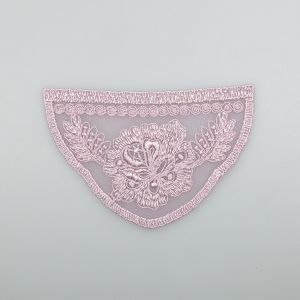 Lace motif small D53 / 9.5x 6 cm / Grey-purple