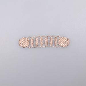 Lace motif small D62 / 6.5x1.5 cm / Sand