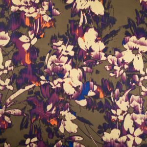 Printed satin / SATIN DUCHESSE