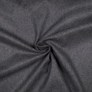 Wool fabric 61196 Boucle / Dark Grey