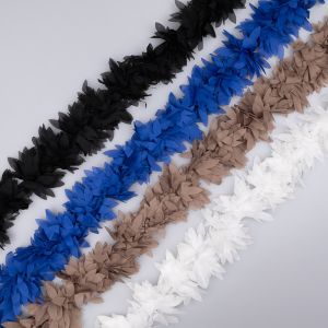 Floral ribbon 85 mm / Different shades