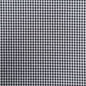 Linen and cotton blend fabric / Black