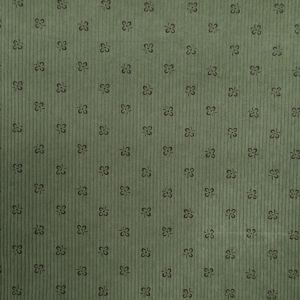Corduroy Fabric Butterfly / Sage green