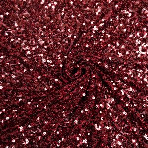 Luxurious sequin fabric / 9 Wine