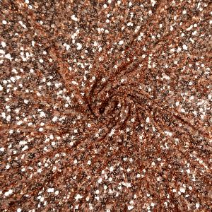 Luxurious sequin fabric / 4 Rose gold