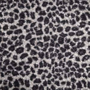 Coating fabric Leopard Boucle / Grey