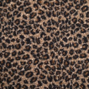 Coating fabric Leopard Boucle / Brown