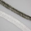 Tailor´s iron on ribbon with thread / White 10 mm