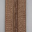 5 mm open-ended zipper with one slider 40 cm / Light brown 293