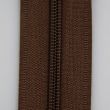 5 mm open-ended zipper with one slider 45 cm / Chestnut 300