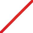 One-sided glazed string with edge 12 mm / 3078 Red