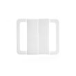 Plastic bikini bra fastener / 20 mm / 29203-101 White