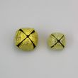 Frosted sleigh bells / 15 mm / golden