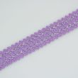 Cotton lace with glitter / Lilac