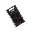 Metallic Sew on Snap Fasteners / 19 mm / 4 pcs / Black